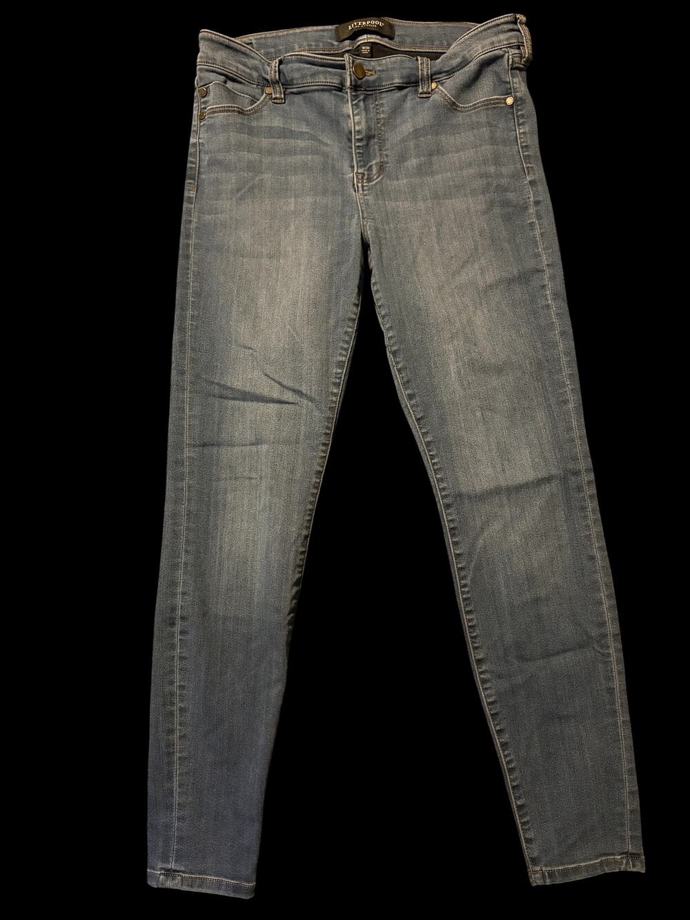 Liverpool Los Angeles Women's Skinny Jeans Size 10/30 Light Wash Stretch